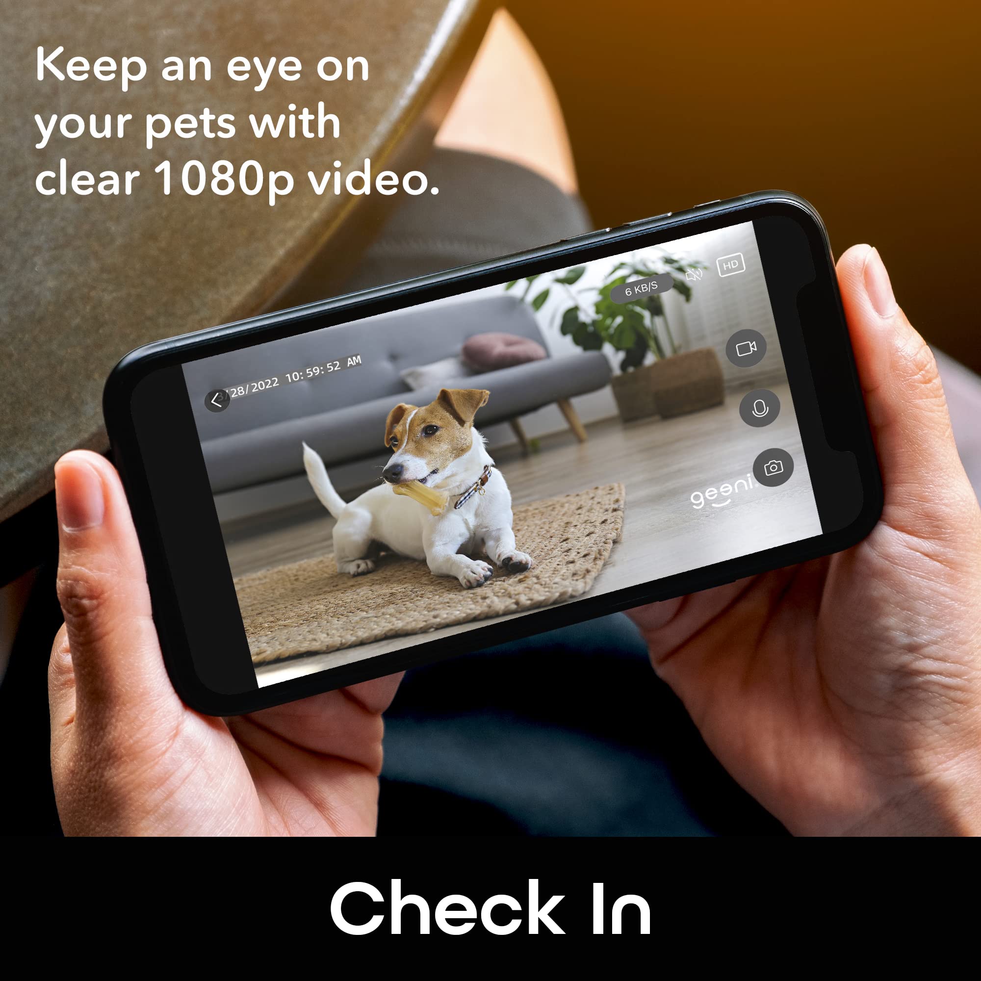 Geeni 7L Automatic Cat Feeders with Smart Home Pet Camera, Timer & Voice, Automatic Dog Feeder for Alexa & Google - Image 5