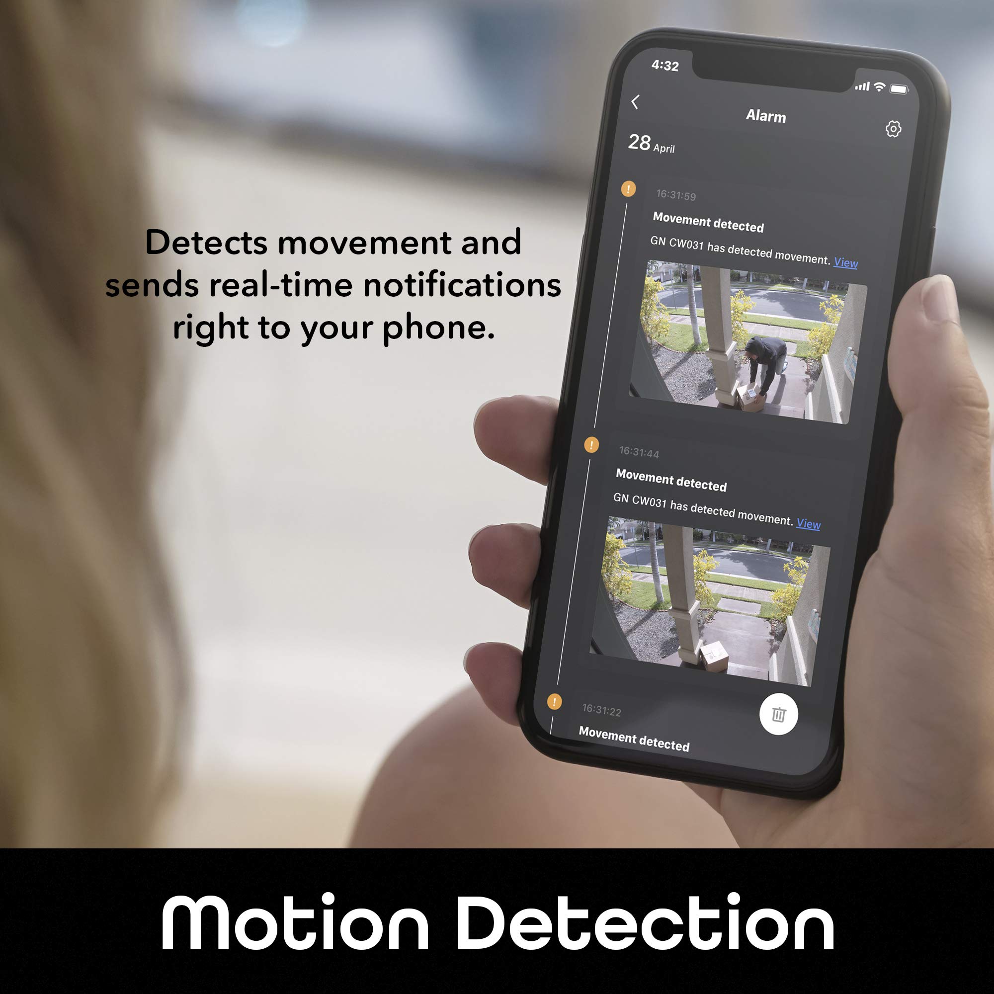 Geeni Freebird 2K Wireless Security Camera, Battery-Powered Outdoor Camera with Magnetic Mount, Smart Motion Detection, Night Vision, Waterproof, 2-Way Audio, Works with Alexa & Google - Image 6