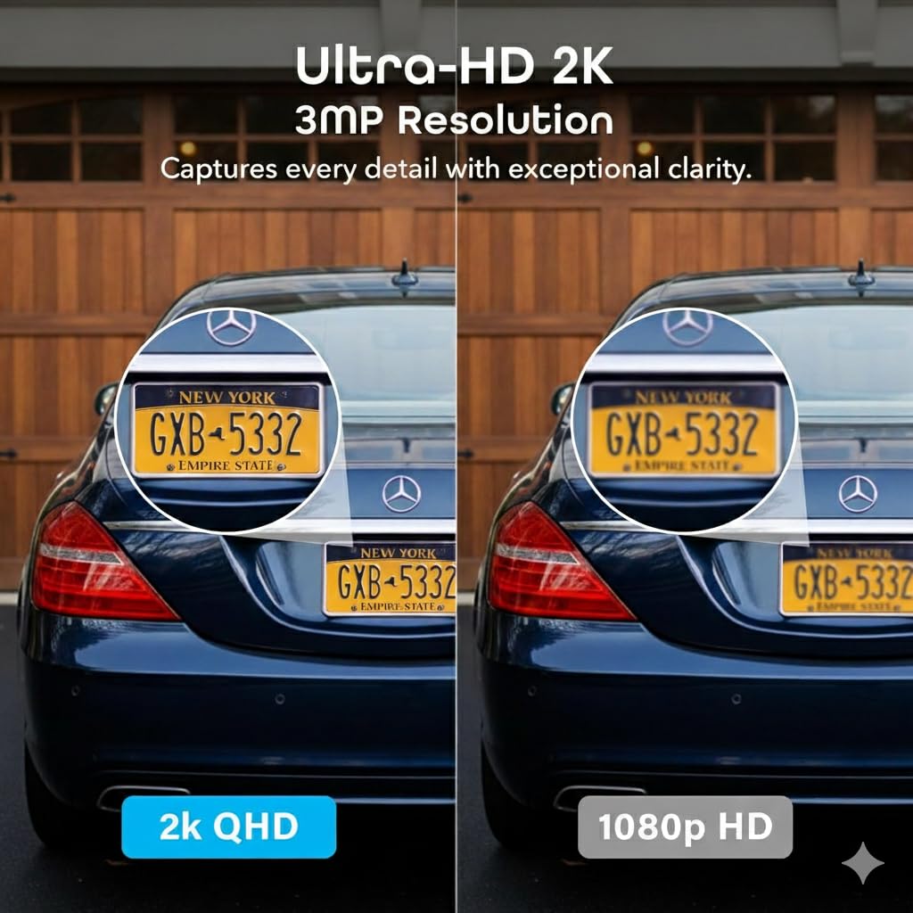 Geeni Insight 3MP Smart PTZ Solar Security Camera – Auto-Follow Motion Tracking, 2K HD Wire-Free Outdoor WiFi Camera with 3W External Solar Panel, 5200mAh Battery, & Two-Way Audio - Image 4