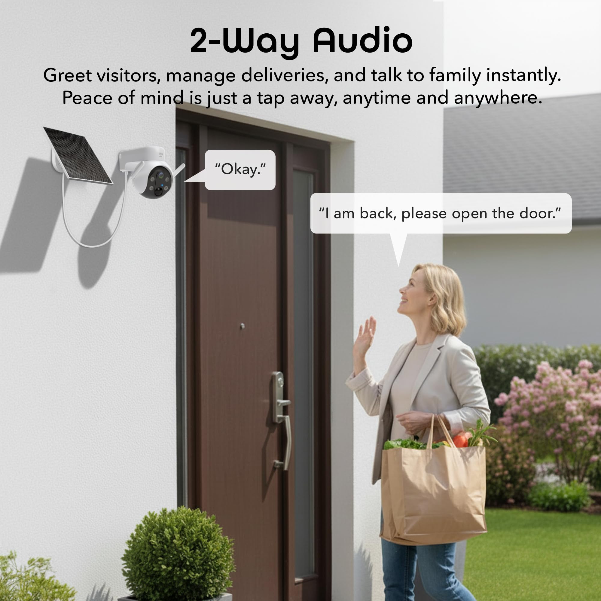 Geeni Insight 3MP Smart PTZ Solar Security Camera – Auto-Follow Motion Tracking, 2K HD Wire-Free Outdoor WiFi Camera with 3W External Solar Panel, 5200mAh Battery, & Two-Way Audio - Image 8