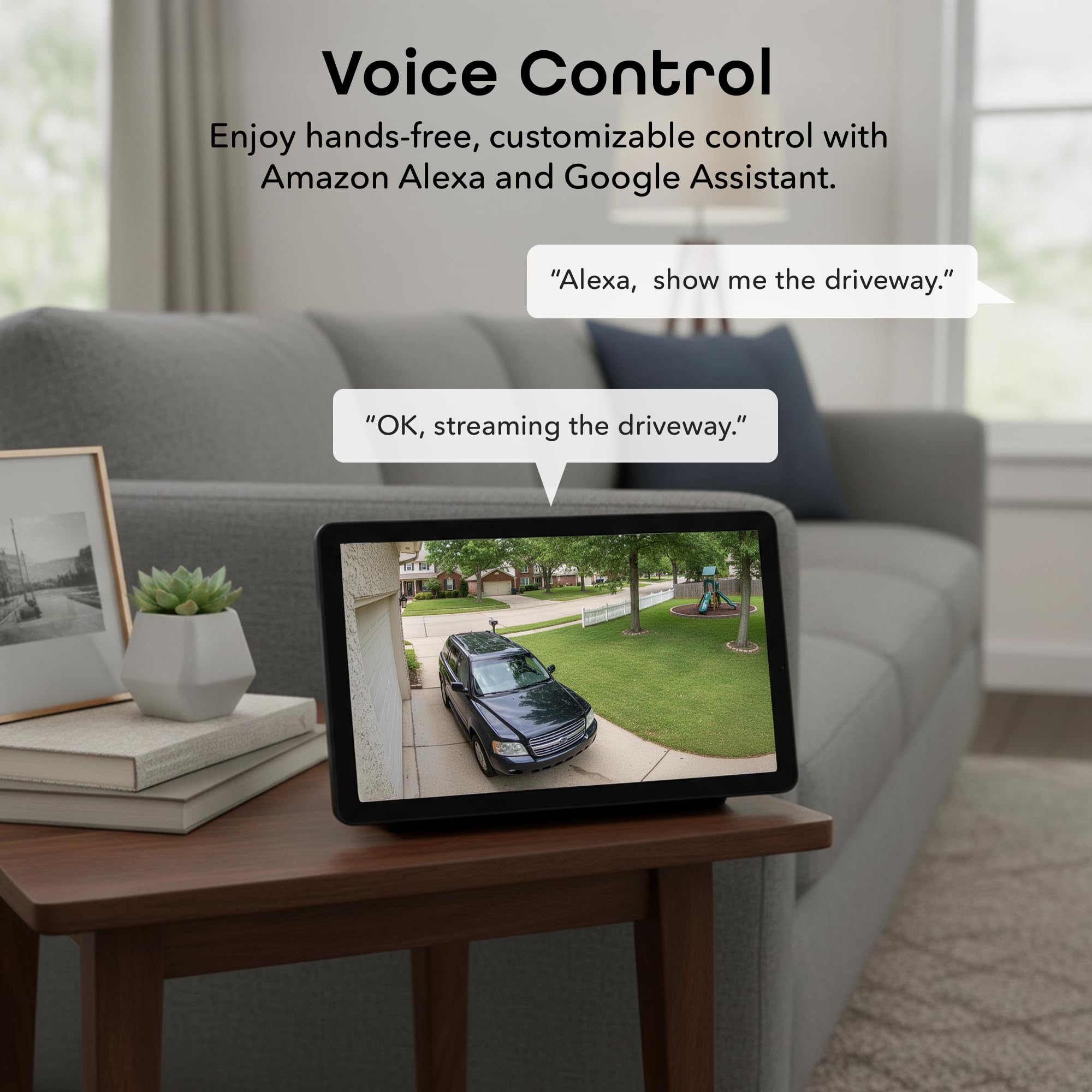 Geeni Lighthawk Smart Floodlight Camera - 3MP Ultra-HD Video, 1800 Lumens, Motion-Activated Security Light, Two-Way Audio, & Built-in Siren - Hardwired Outdoor Surveillance - Dual-Band 2.4/5GHz Wi-Fi - Image 8