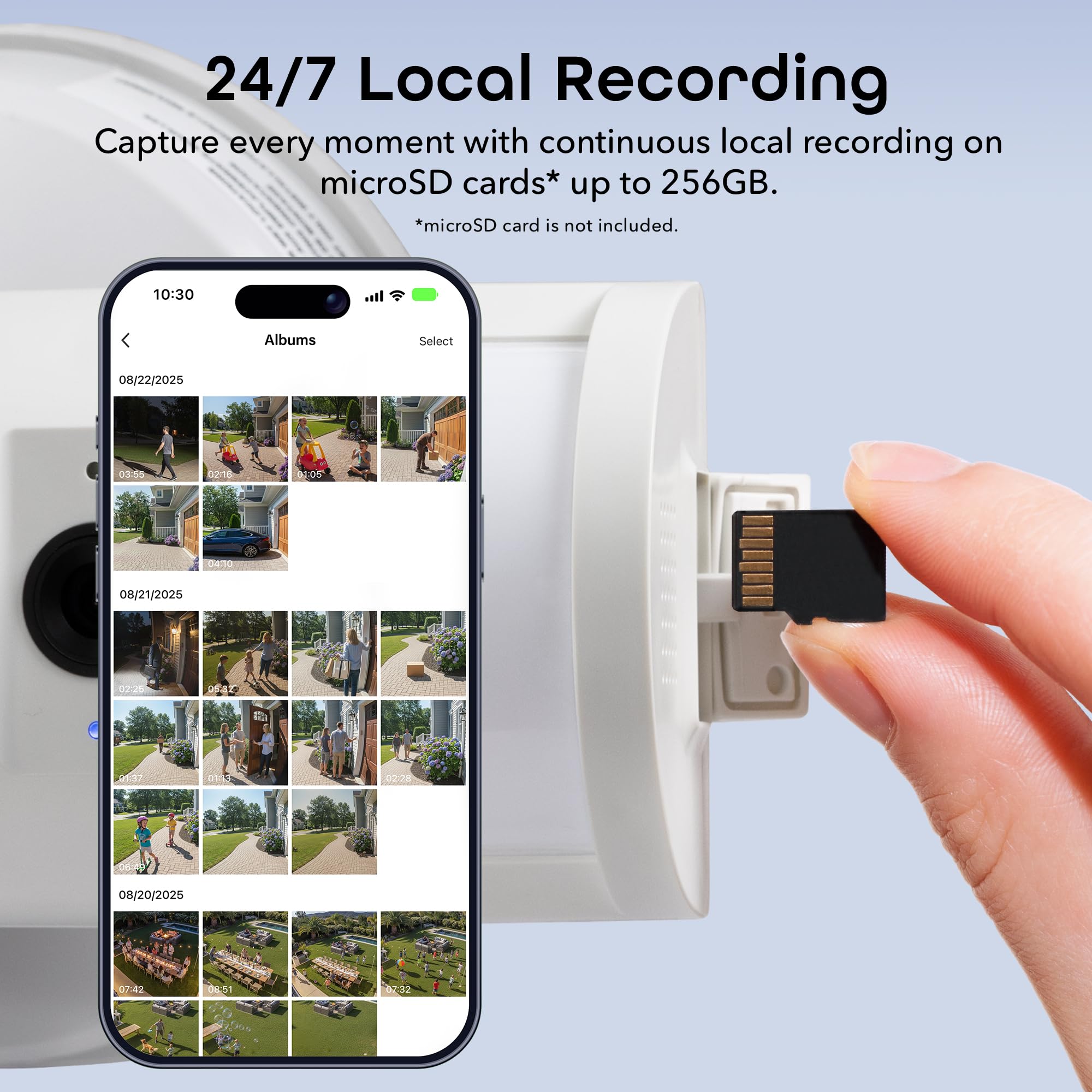 Geeni Lighthawk Smart Floodlight Camera - 3MP Ultra-HD Video, 1800 Lumens, Motion-Activated Security Light, Two-Way Audio, & Built-in Siren - Hardwired Outdoor Surveillance - Dual-Band 2.4/5GHz Wi-Fi - Image 9