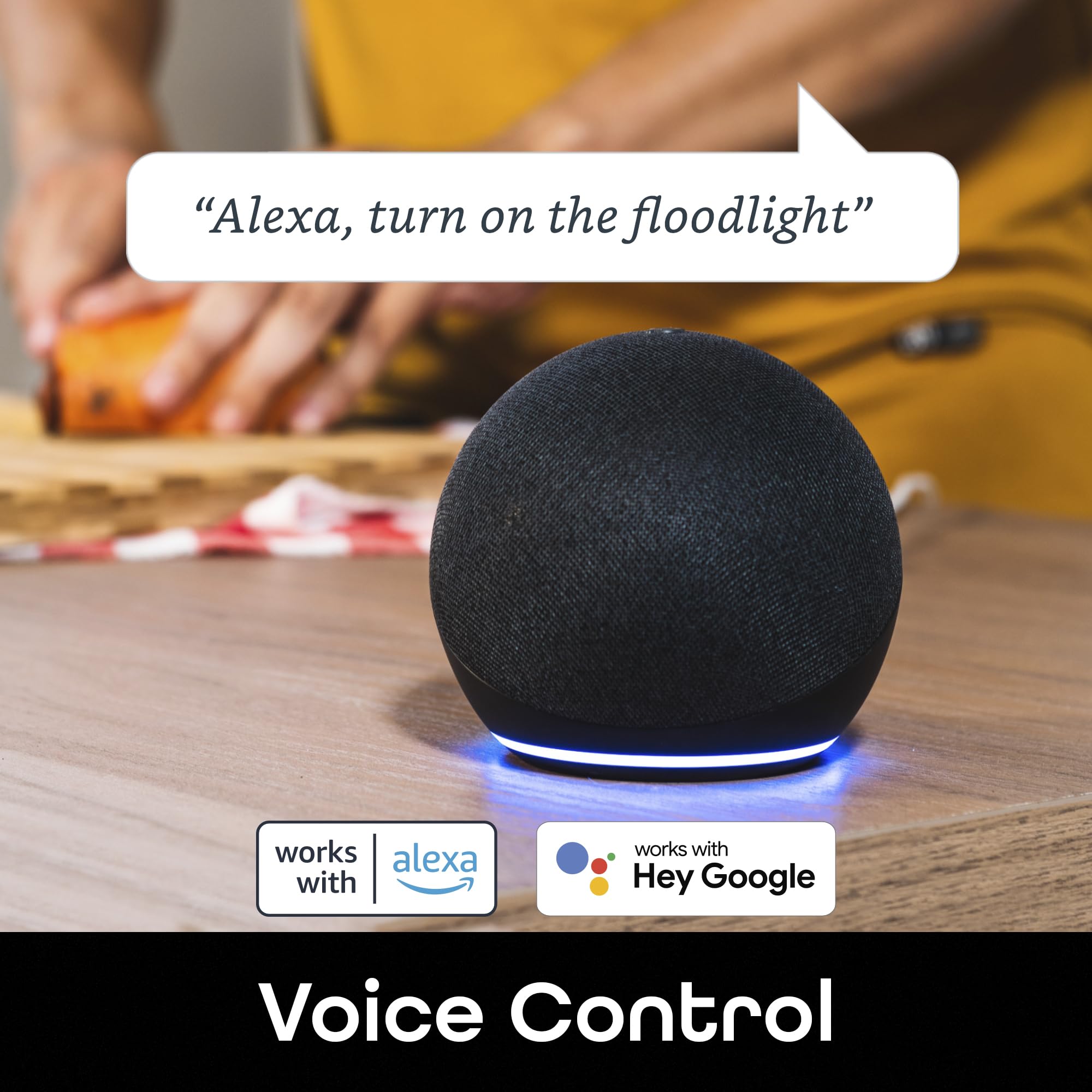 Geeni LUX Smart Floodlight, White – Outdoor 2700K-6500K Dimmable LED Bulb, E26, PAR38, 11W, 1000 Lumens – No Hub Needed - Compatible with Alexa, Google Home, Requires 2.4 GHz WiFi, 2 Pack - Image 4