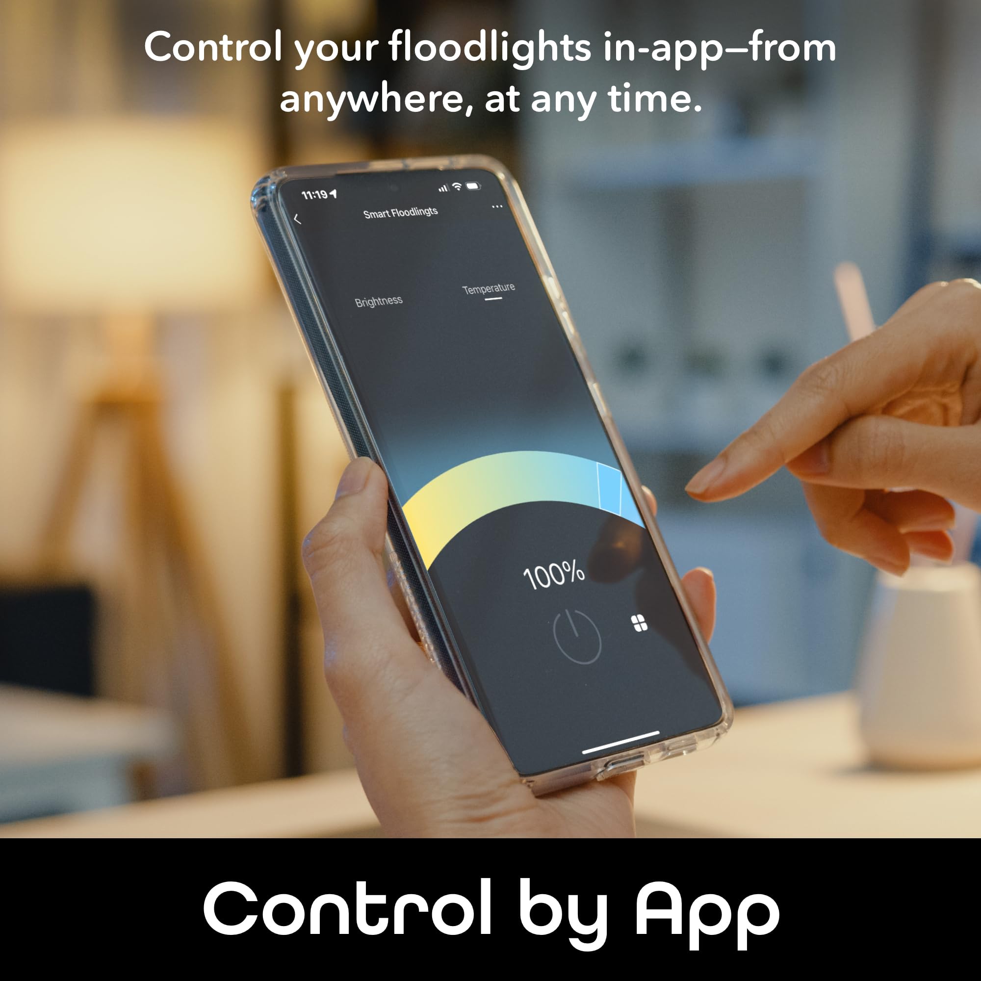 Geeni LUX Smart Floodlight, White – Outdoor 2700K-6500K Dimmable LED Bulb, E26, PAR38, 11W, 1000 Lumens – No Hub Needed - Compatible with Alexa, Google Home, Requires 2.4 GHz WiFi, 2 Pack - Image 7