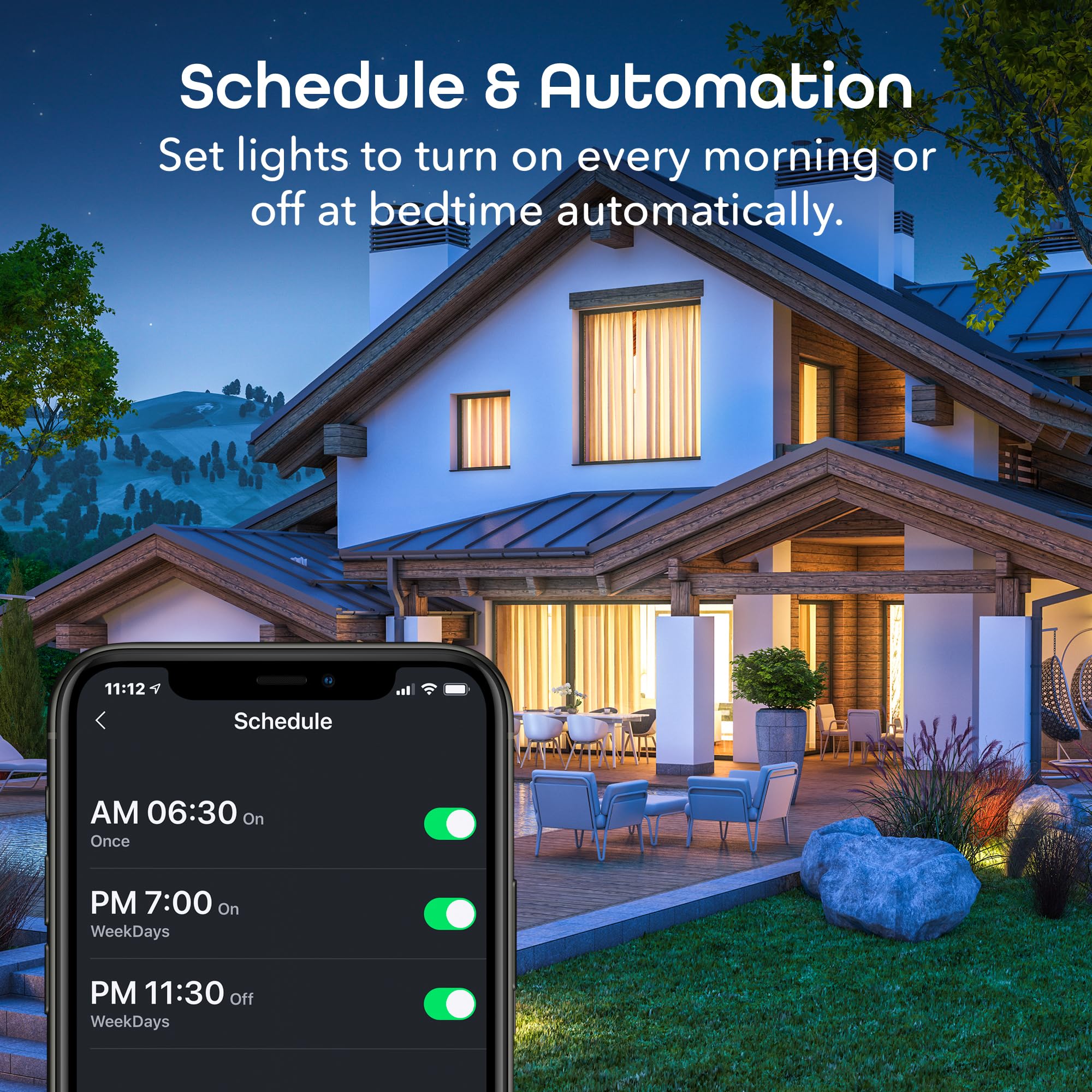 Geeni Prisma Plus BR30 Smart LED Bulb, Wi-Fi Multicolor RGB, Alexa/Google Compatible, 16M Colors, Energy Efficient, 4-Pack - Image 7