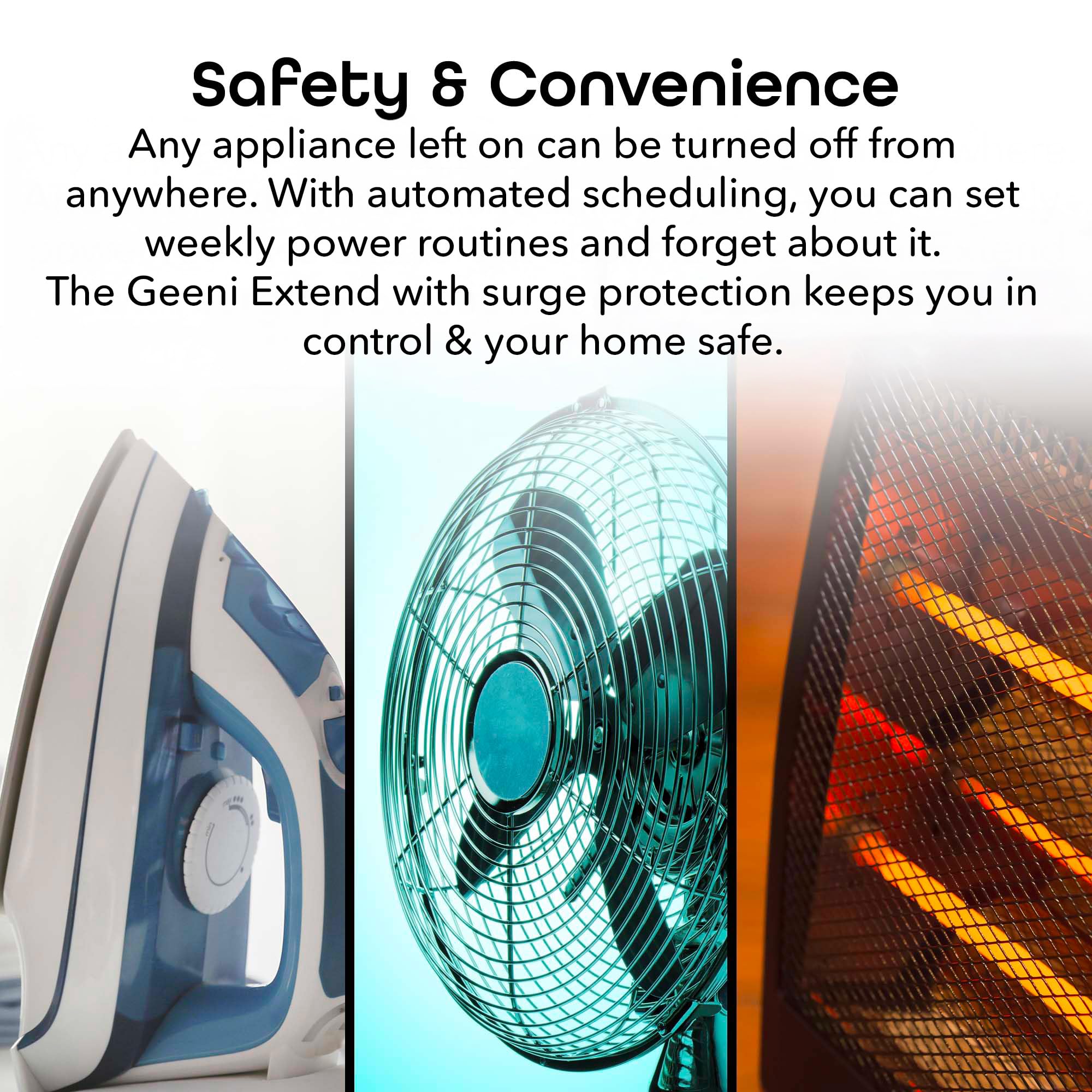 Geeni Smart Wi-Fi 4 Outlet Plug with Surge Protection - Compatible with Alexa & Google Home, White: 1-Pack - Image 7