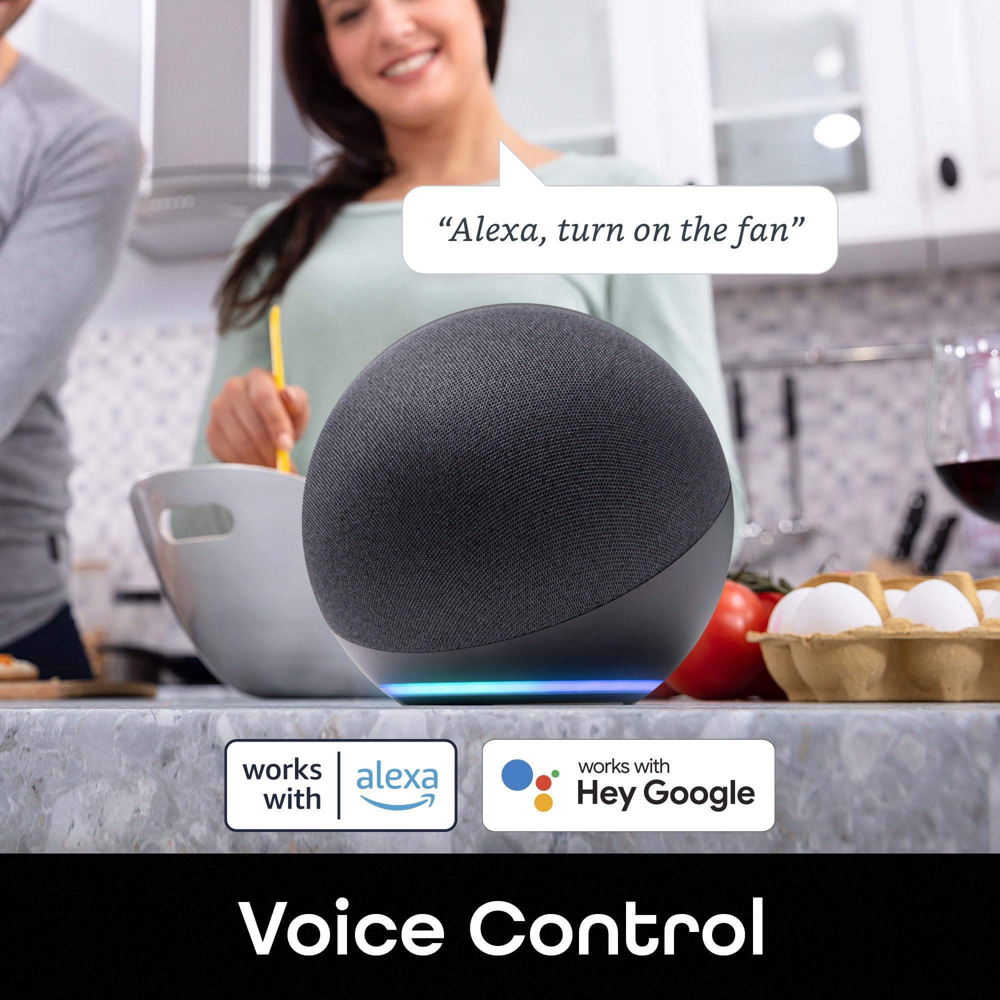 Geeni Switch Duo Double Smart Plug, White, 2 Outlets – No Hub Compatible with Alexa and Google Assistant, Requires 2.4 GHz Wi-Fi - Image 3