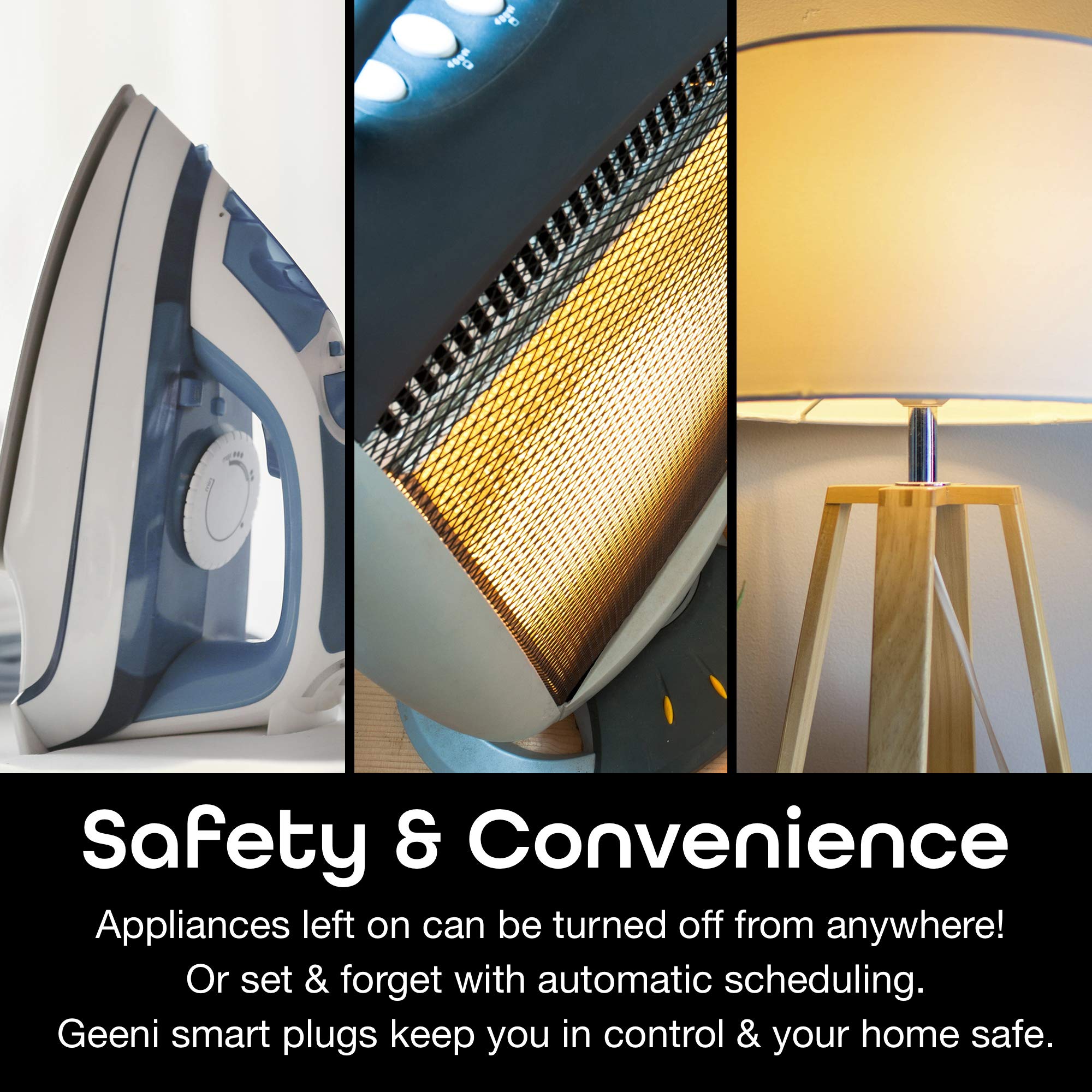 Geeni Smart WiFi in-Wall Outlet, White, 2 Outlets – No Hub Required – Smart Outlet Works with Amazon Alexa, Google Home, Requires 2.4 GHz WiFi - Image 4